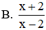 Biểu thức P =  x − 1 2 − x : x − 1 x + 2 . x − 2 4 − x 2    có kết quả rút gọn là (ảnh 1)