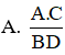 Kết quả của phép nhân  A B . C D  là (ảnh 1)