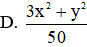 Phép tính  3 x 2 − 6 x y + 3 y 2 5 x 2 − 5 x y + 5 y 2 : 10 x − 10 y x 3 + y 3  có kết quả là (ảnh 1)