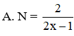 Cho biểu thức  N = ( 1 2 x − 1 + 3 1 − 4 x 2 − 2 2 x + 1 ) : x 2 2 x 2 + x (ảnh 1)