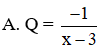 Cho Q = ( 9 x 3 − 9 x + 1 x + 3 ) : ( x − 3 x 2 + 3 x − x 3 x + 9 ) Biểu thức rút gọn của Q là (ảnh 1)