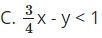 Bất phương trình nào sau đây là bất phương trình bậc nhất một ẩn (ảnh 1)