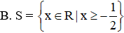 Hãy chọn câu đúng.  Tập nghiệm của bất phương trình 1 - 3x ≥ 2 - x là (ảnh 1)