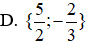 Tập nghiệm của phương trình |5x – 3| = x + 7 là (ảnh 1)