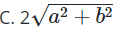 Cho hình chữ nhật ABCD có AB = a;AD = b. Cho M, N, P, Q (ảnh 1)