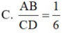 Viết tỉ số cặp đoạn thẳng có độ dài như sau: AB = 4dm, CD = 20 dm (ảnh 1)