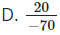 Phân số biểu diễn số hữu tỉ  − 3 7  là (ảnh 1)