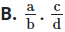 Với  x = a b ;   y = c d   ( a , b , c , d ∈ Z ,   b ,   d ≠ 0 )  ta có x:y bằng (ảnh 1)
