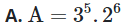 Rút gọn biểu thức  A = 3 8 . 2 15 8 3 . 3 5 (ảnh 1)
