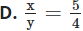 Biết rằng  2 x − y x + y = 2 3 .  Khi đó tỉ số  x y ( y ≠ 0 )  bằng (ảnh 1)