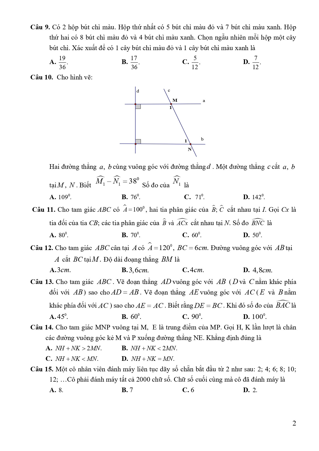 Đề thi HSG Toán 7 năm 2023 Phòng GD&ĐT Thanh Thủy - Phú Thọ (có đáp án)  (ảnh 1)