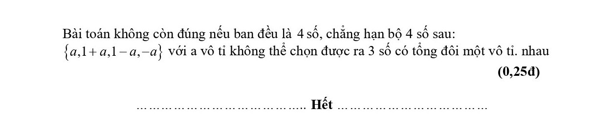 Đề thi thử vào 10 môn Toán (năm 2024 - 2025) Trường THPT Chuyên Lam Sơn - Thanh Hóa có đáp án (ảnh 1)