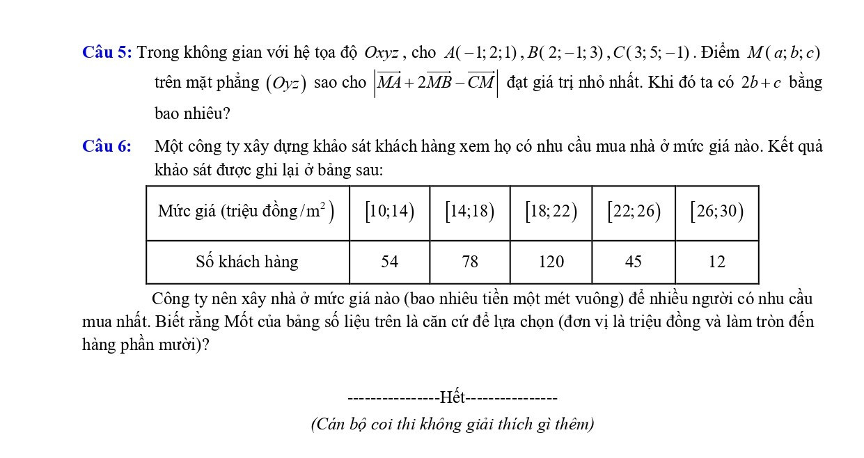 Đề thi thử THPT Quốc gia 2025 môn Toán THPT Đào Duy Từ (Thanh Hóa) có đáp án  (ảnh 1)