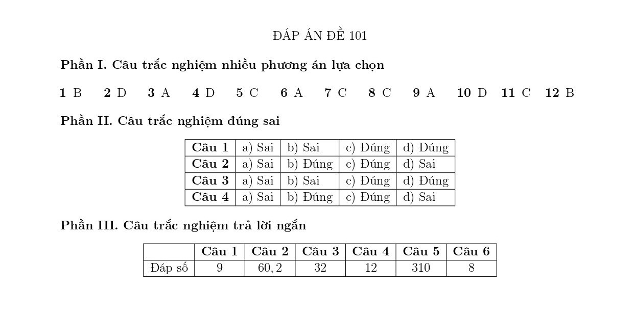 Đề thi KTCL lớp 12 môn Toán 2026 trường THPT chuyên KHTN (Hà Nội) có đáp án (ảnh 1)