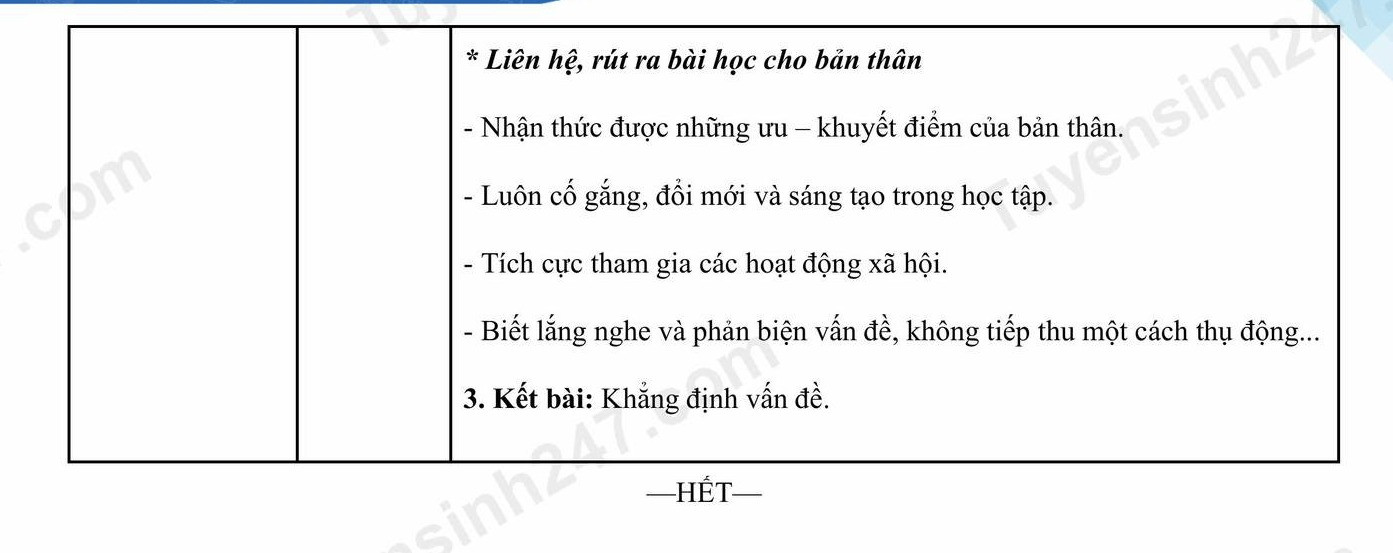 Đề thi vào 10 môn Văn chính thức Tỉnh Sóc Trăng (2025 - 2026) mới nhất kèm đáp án (ảnh 1)