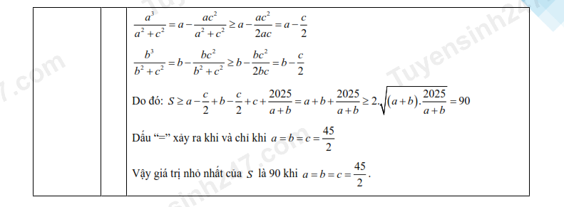 Đề thi vào 10 môn Toán chính thức Tỉnh Bắc Giang (2025 - 2026) mới nhất kèm đáp án (ảnh 1)