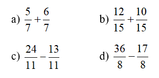 Các phép toán với phân số lớp 5 và cách giải (ảnh 1)