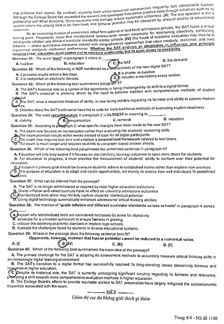 Đề thi thử THPT Quốc gia 2026 môn Tiếng Anh sở GD&ĐT Phú Thọ có đáp án (ảnh 1)