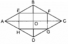 Chứng minh rằng trung điểm các cạnh của một hình thoi là đỉnh của một hình chữ nhật (ảnh 1)