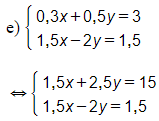 Giải các hệ phương trình sau bằng phương pháp cộng đại số: 3x + y = 3 và 2x - y = 7 (ảnh 1)