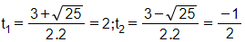 Giải các phương trình trùng phương: x^4 – 5x^2 + 4 = 0 (ảnh 1)