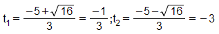 Giải các phương trình trùng phương: x^4 – 5x^2 + 4 = 0 (ảnh 1)