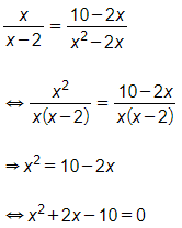 Giải các phương trình: 5x^2 - 3x + 1 = 2x + 11 (ảnh 1)