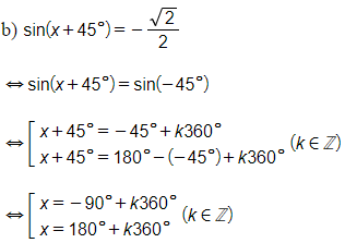 Giải các phương trình sau (sin x)= 1/3 (ảnh 1)