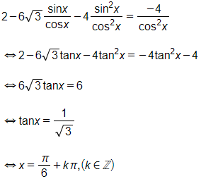 Giải các phương trình sau 2(sinx)^2 + sinxcosx − 3(cosx)^2 = 0 (ảnh 1)