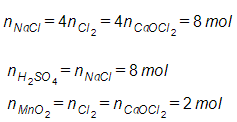 Trong phòng thí nghiệm có canxi oxit, nước, MnO2, axit H2SO4 (ảnh 1)