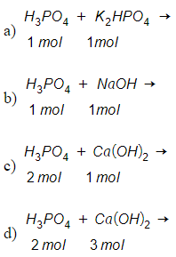 Lập các phương trình hóa học sau H3PO4 + K2HPO4 (ảnh 1)
