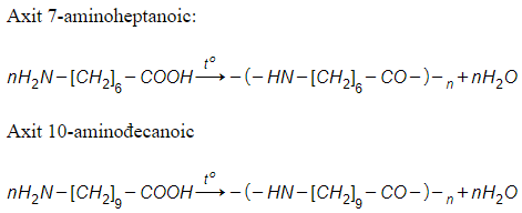 Viết phương trình hóa học phản ứng trùng ngưng các amino axit (ảnh 1)