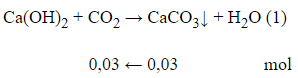 Sục a mol khí CO2 vào dung dịch Ca(OH)2 thu được 3 gam kết tủa (ảnh 1)