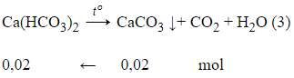 Sục a mol khí CO2 vào dung dịch Ca(OH)2 thu được 3 gam kết tủa (ảnh 1)