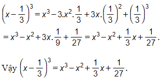 Phát biểu hằng đẳng thức số (5) bằng lời (ảnh 1)