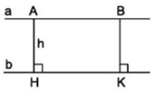Trắc nghiệm Đường thẳng song song với một đường thẳng cho trước có đáp án - Toán lớp 8 (ảnh 2)