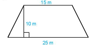  Một mảnh ruộng hình thang có kích thước như hình dưới (ảnh 1)