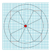 Vẽ hình dưới đây vào giấy kẻ ô vuông rồi vẽ thêm để được hình nhận điểm O làm tâm đối xứng (ảnh 1)