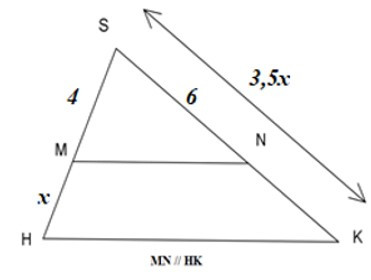 Trắc nghiệm Định lý Ta-lét trong tam giác có đáp án – Toán lớp 8 (ảnh 14)