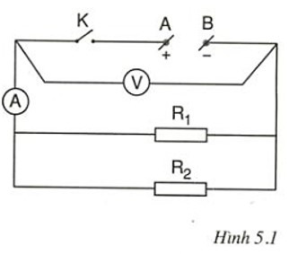 Quan sát sơ đồ mạch điện như hình 5.1 và cho biết (ảnh 1)