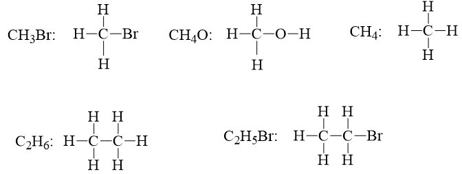 Hãy viết công thức cấu tạo của các chất có công thức (ảnh 1)