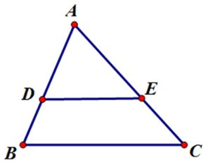 Trắc nghiệm Định lý đảo và hệ quả của định lý Ta-let có đáp án – Toán lớp 8 (ảnh 18)