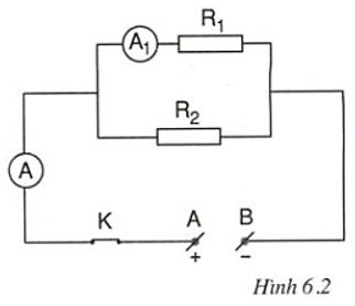 Cho mạch điện có sơ đồ như hình 6.2 (ảnh 1)