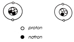 Cho biết sơ đồ hai nguyên tử như hình bên (ảnh 1)