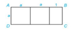 Lập biểu thức tính diện tích của hình chữ nhật ABCD (ảnh 1)