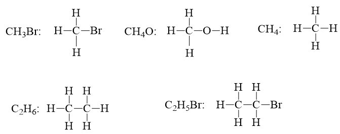 Hãy viết công thức cấu tạo của các chất có công thức phân tử (ảnh 1)
