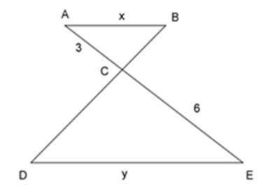 Trắc nghiệm Trường hợp đồng dạng thứ nhất của tam giác có đáp án – Toán lớp 8 (ảnh 15)