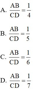 Trắc nghiệm Định lý Ta-lét trong tam giác có đáp án – Toán lớp 8 (ảnh 31)