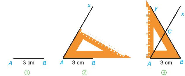 Vẽ hình vuông có cạnh 5 cm (ảnh 1)