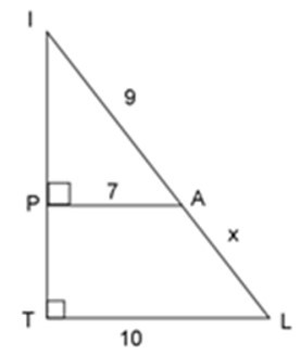 Trắc nghiệm Trường hợp đồng dạng thứ ba của tam giác có đáp án - Toán 8 (ảnh 11)